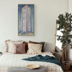 Canvas Print Lighthouse near Westkapelle