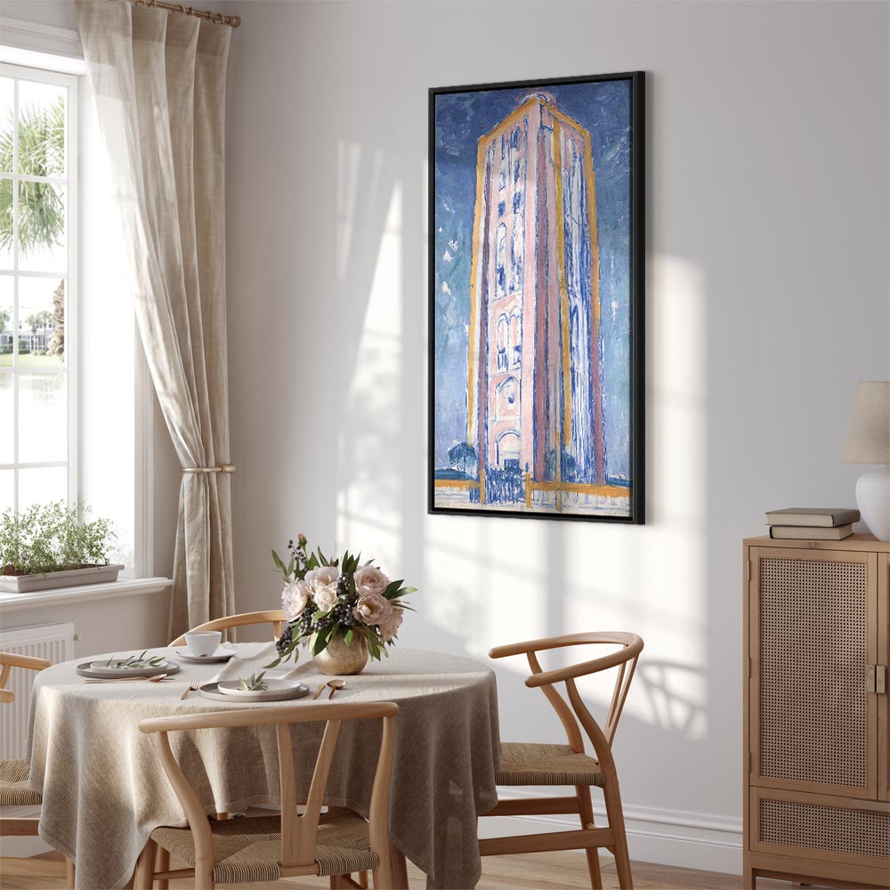 Canvas Print Lighthouse near Westkapelle