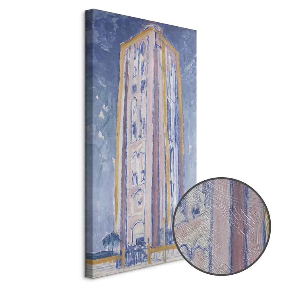 Westkapelle Lighthouse Coastal Canvas Print