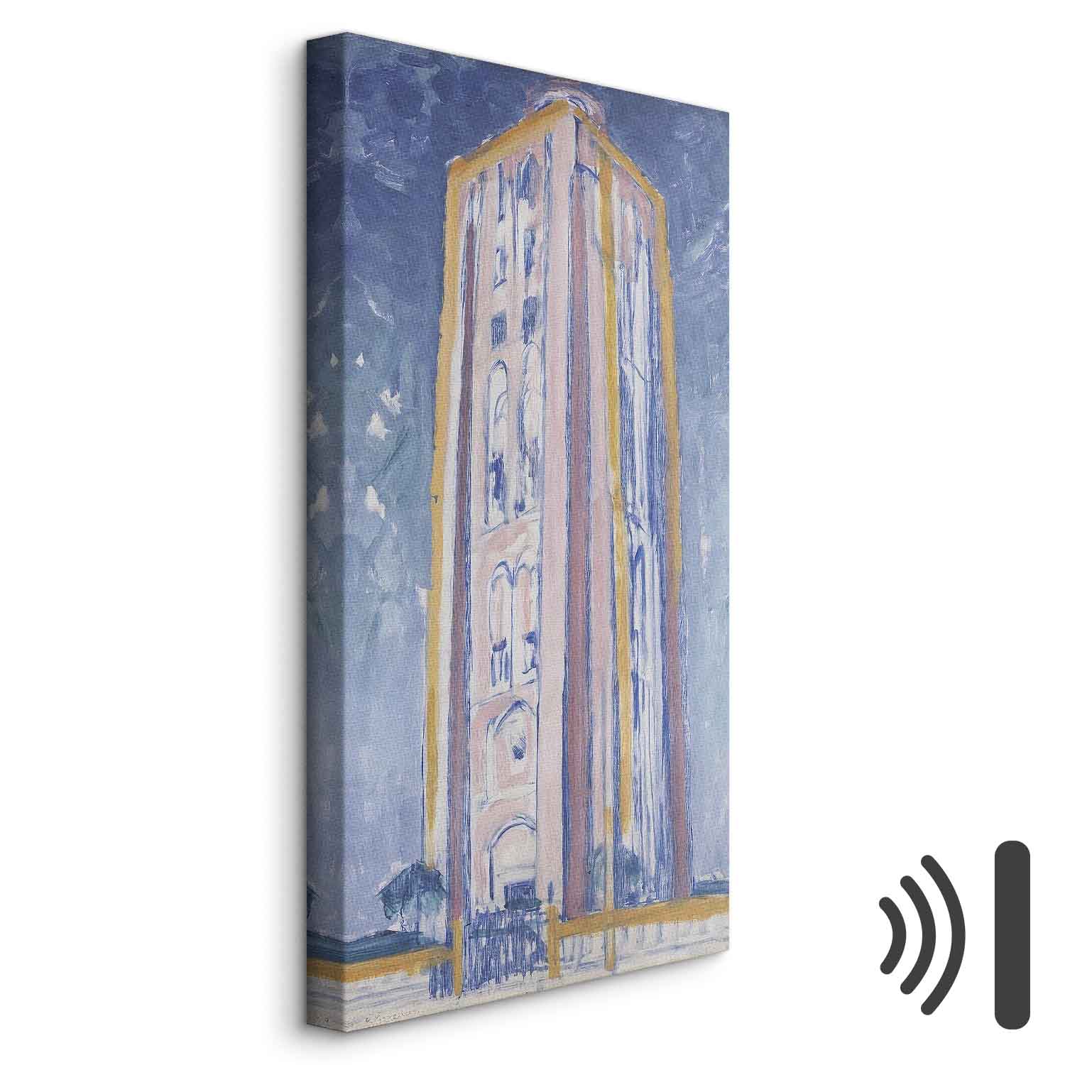 Westkapelle Lighthouse Coastal Canvas Print