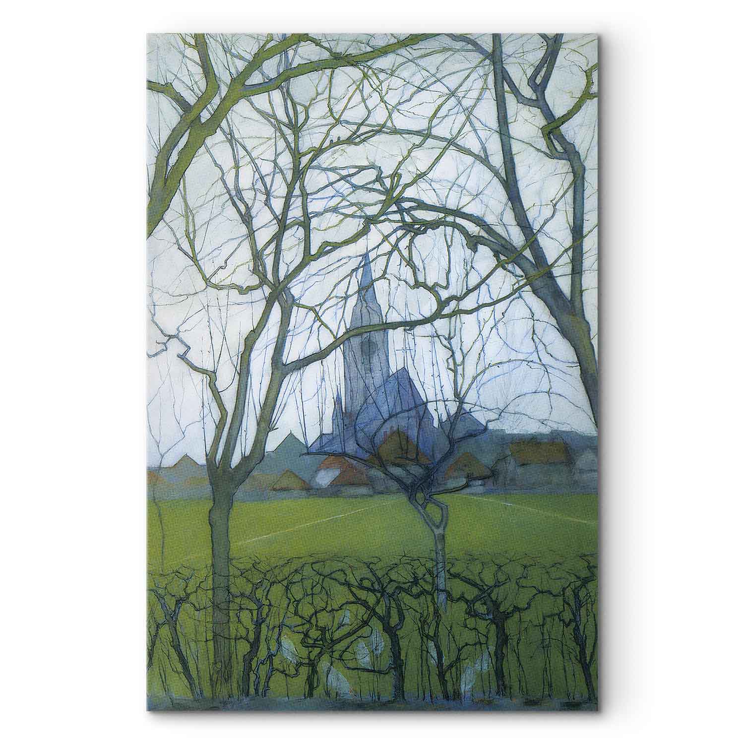 St. Jacob's Church Architectural Canvas Print