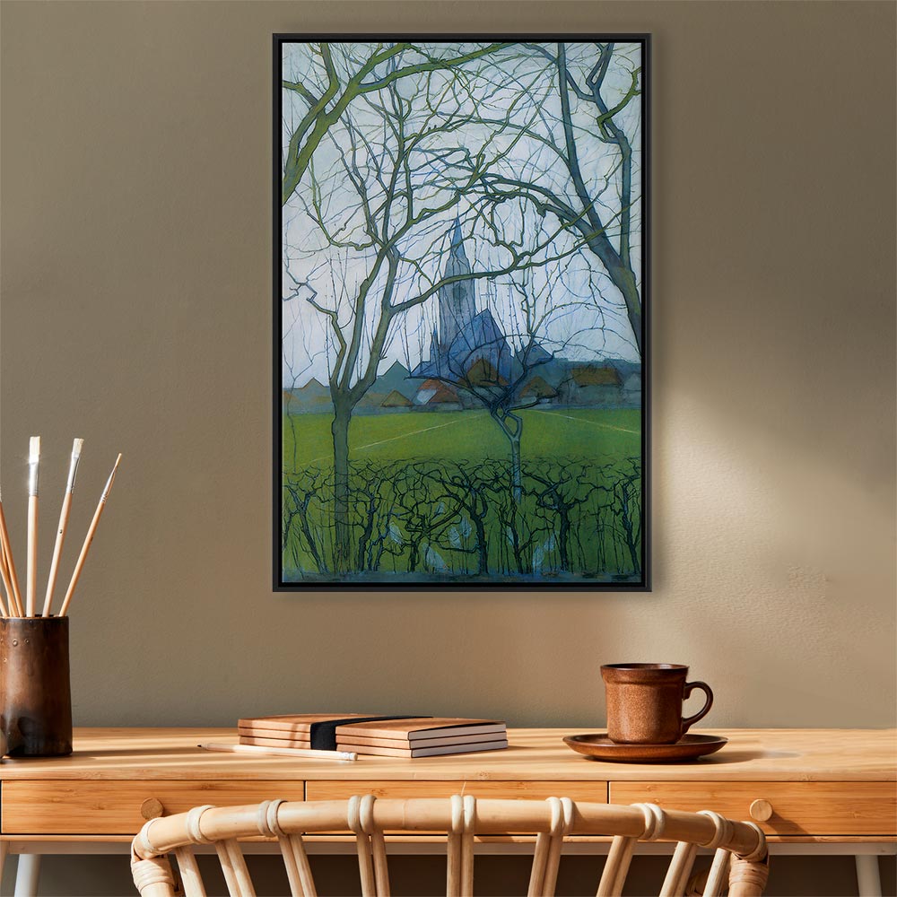 Canvas Print St. Jacob's Church Piet Mondrian