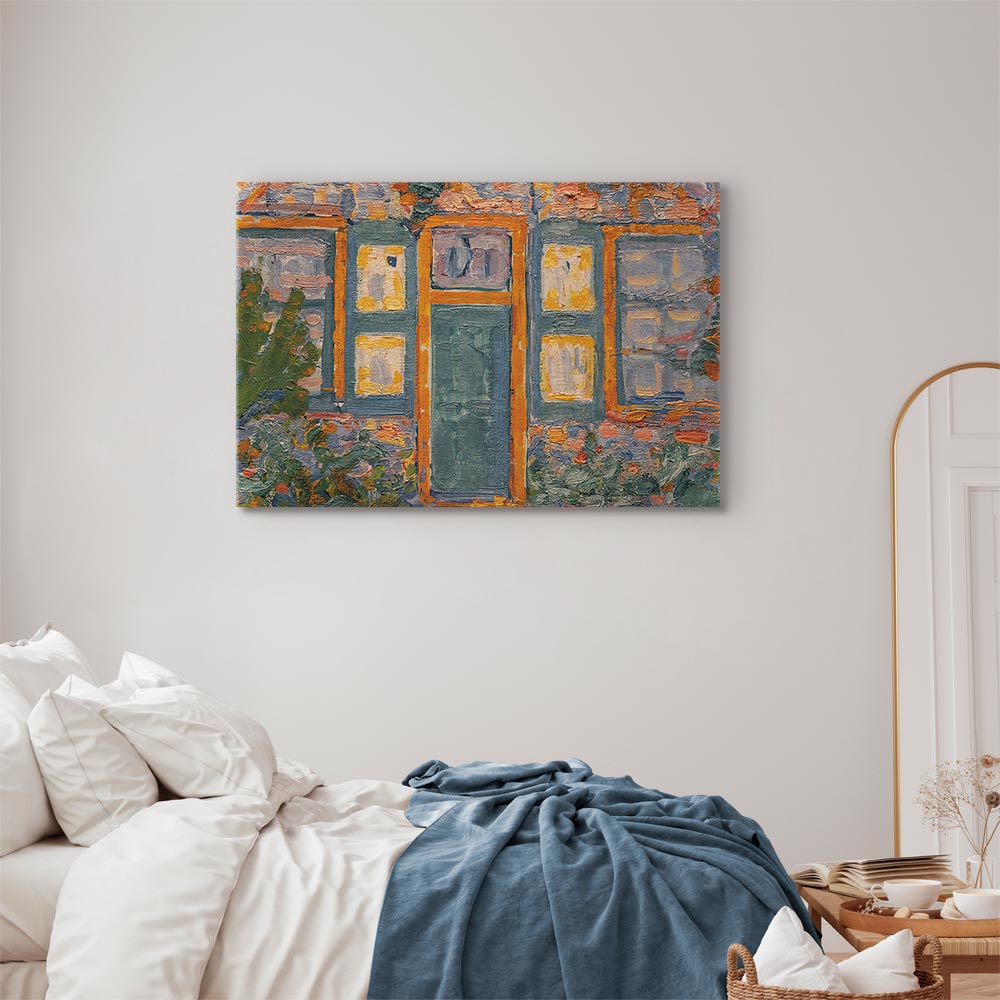 Canvas Print - House in Sunlight (Piet Mondrian)