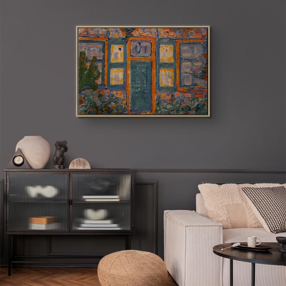 Canvas Print - House in Sunlight (Piet Mondrian)