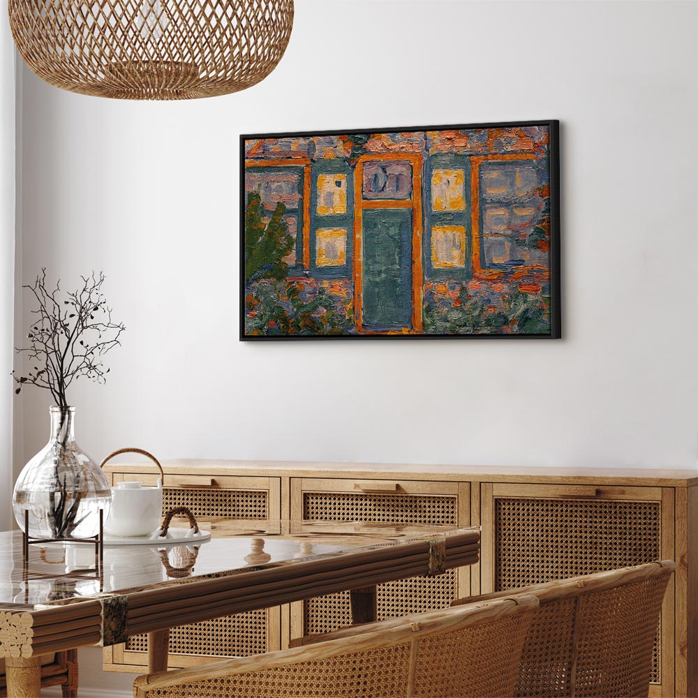 Canvas Print - House in Sunlight (Piet Mondrian)