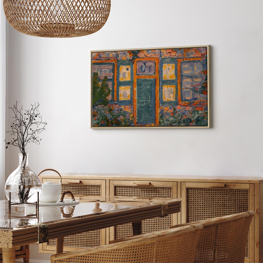 Canvas Print - House in Sunlight (Piet Mondrian)