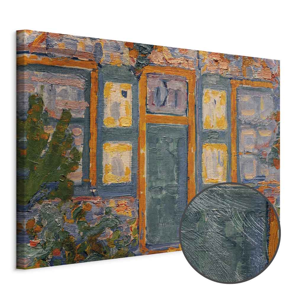 Piet Mondrian House in Sunlight Classic Canvas Print