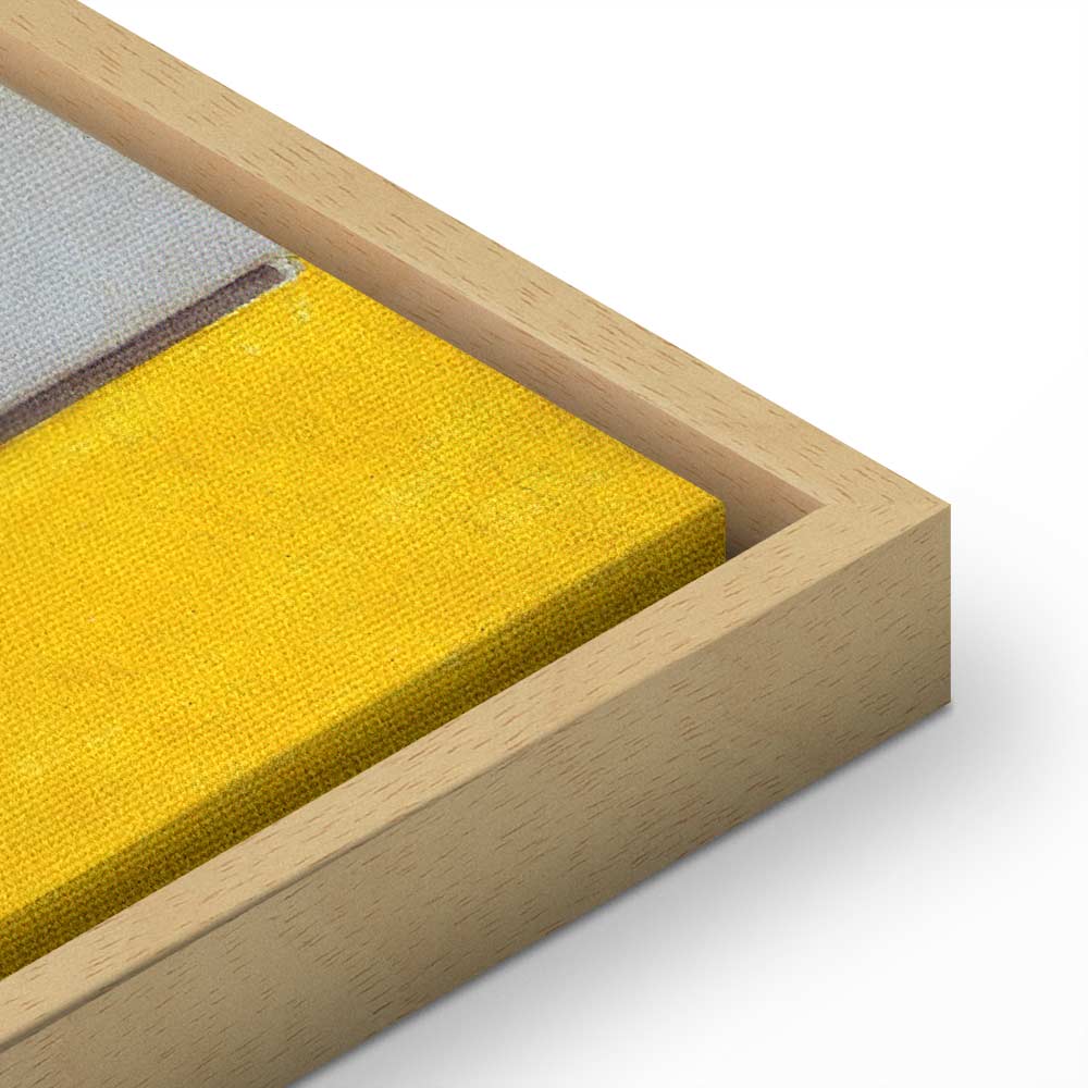 Mondrian Composition A Abstract Geometric Canvas Print