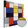 Mondrian Composition A Abstract Geometric Canvas Print