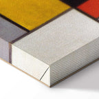 Mondrian Composition A Abstract Geometric Canvas Print