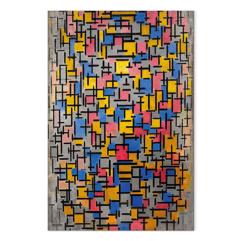 Mondrian Geometric Abstract DIY Large Canvas Print