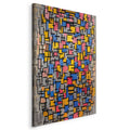 Mondrian Geometric Abstract DIY Large Canvas Print