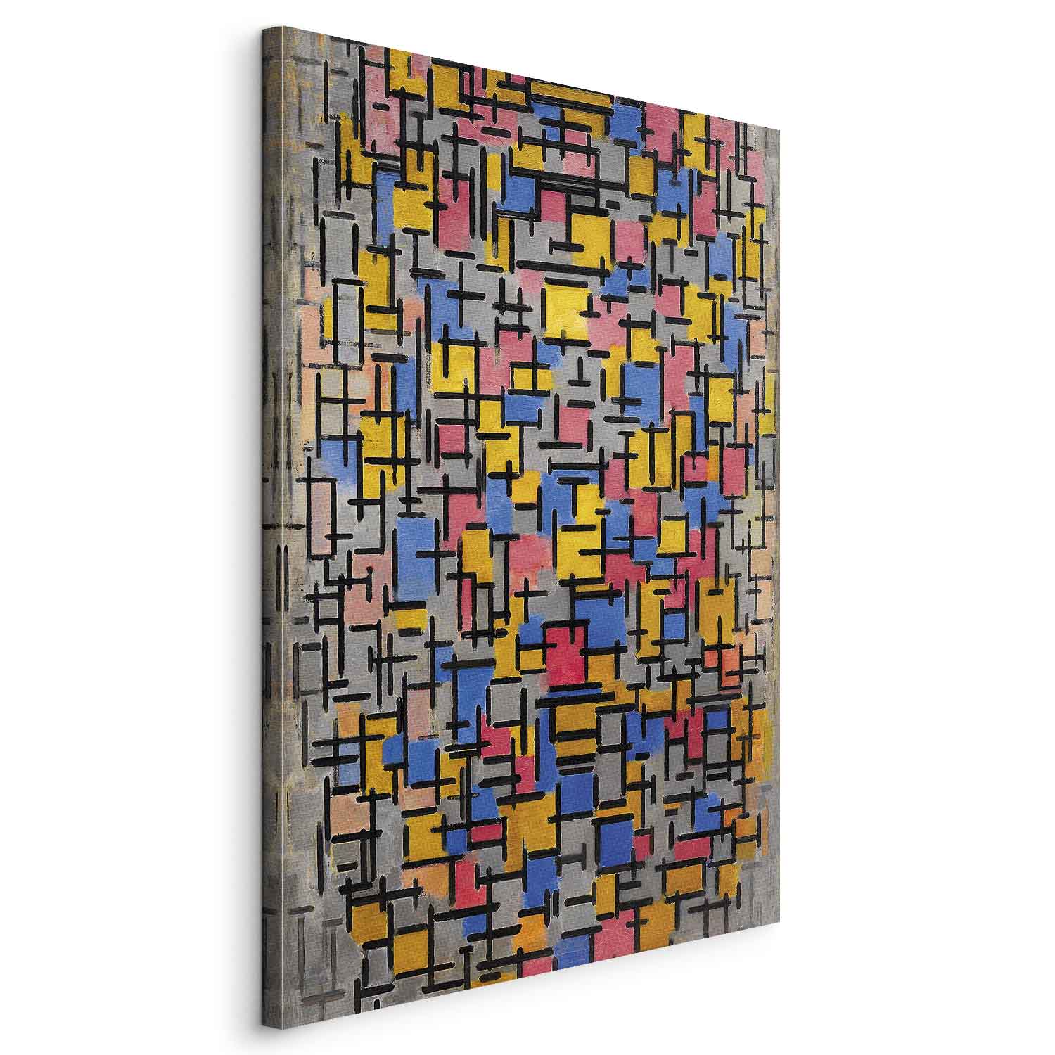 Mondrian Geometric Abstract DIY Large Canvas Print