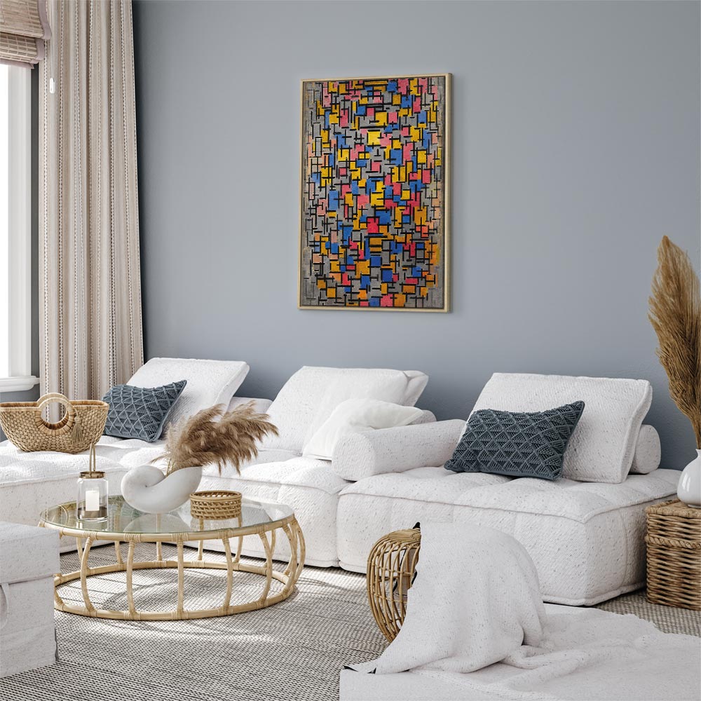 Canvas Print Piet Mondriaan Composition