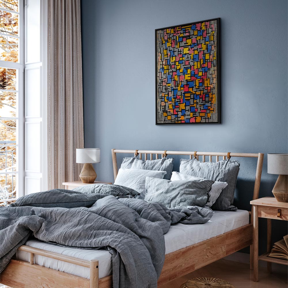 Canvas Print Piet Mondriaan Composition