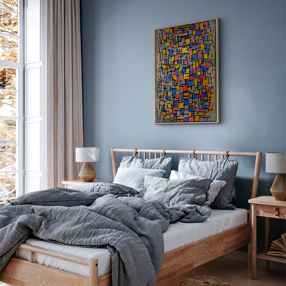 Canvas Print Piet Mondriaan Composition