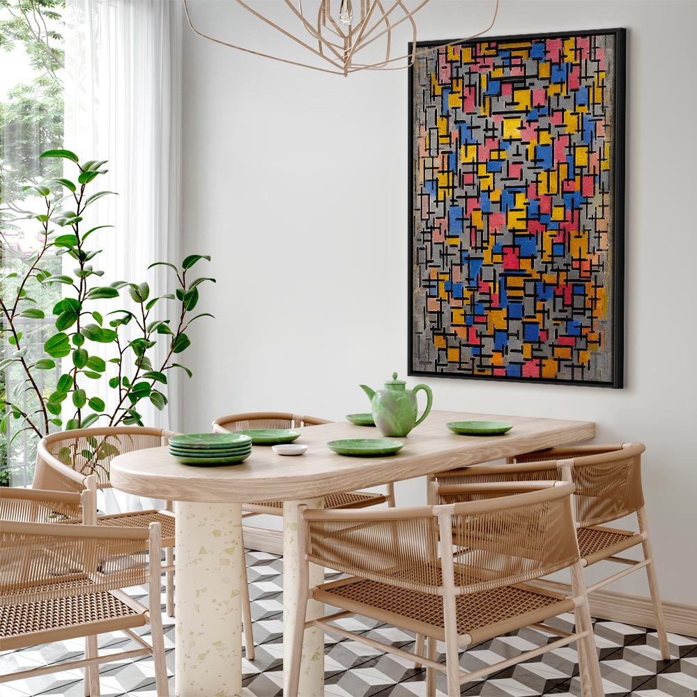 Canvas Print Piet Mondriaan Composition