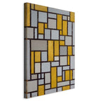 Canvas Print - Composition with grid 1