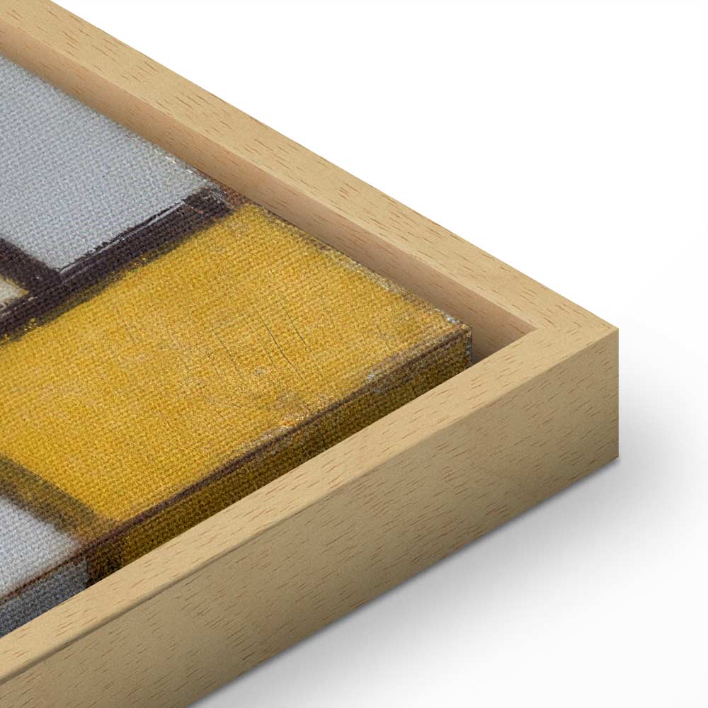 Canvas Print - Composition with grid 1