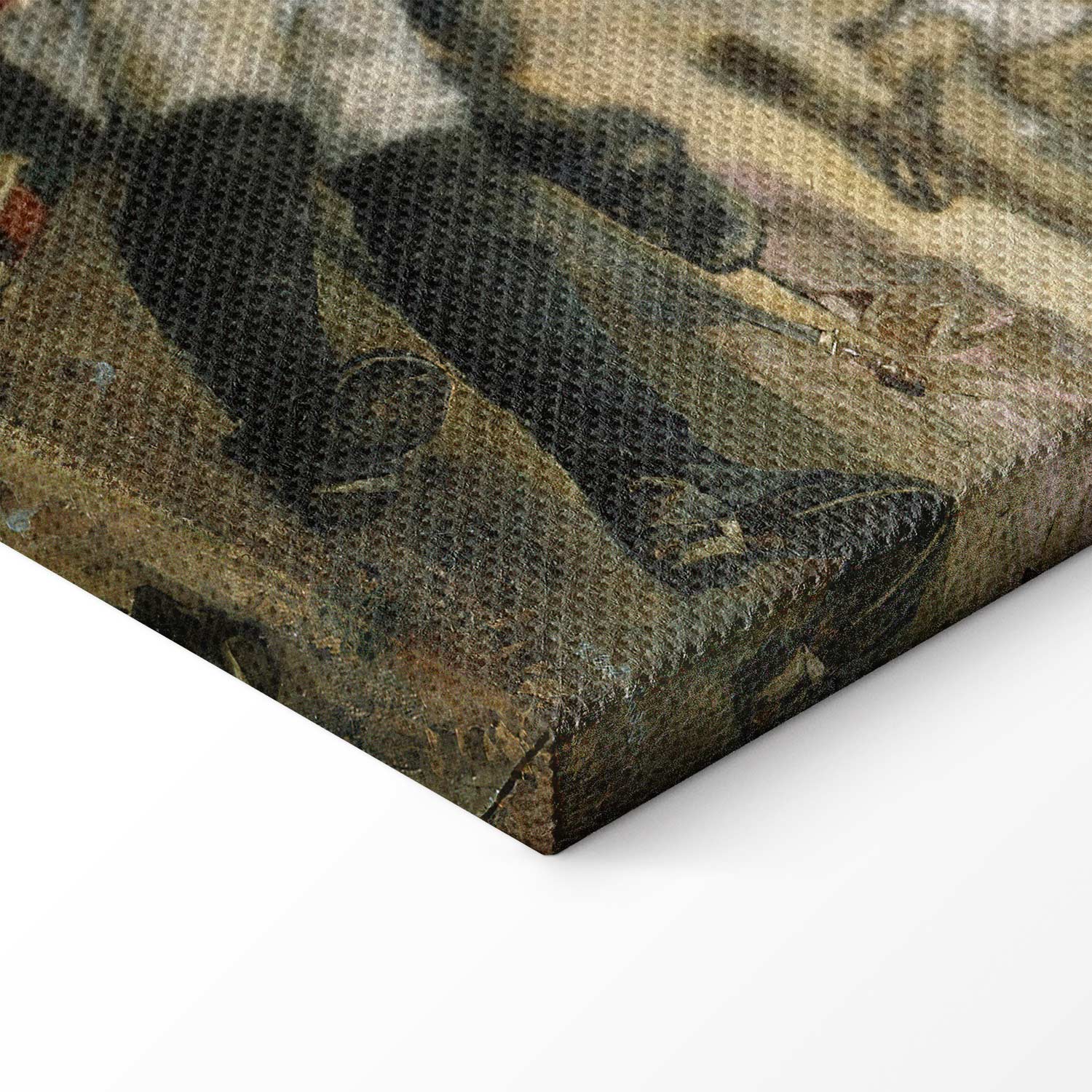 Monteleon Barracks Battle Classic Canvas Print