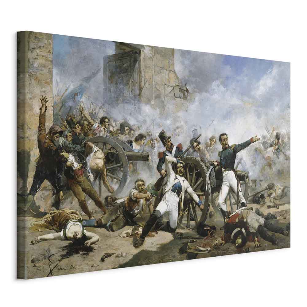 Canvas Print The Death of Pedro Velarde