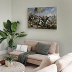 Canvas Print The Death of Pedro Velarde