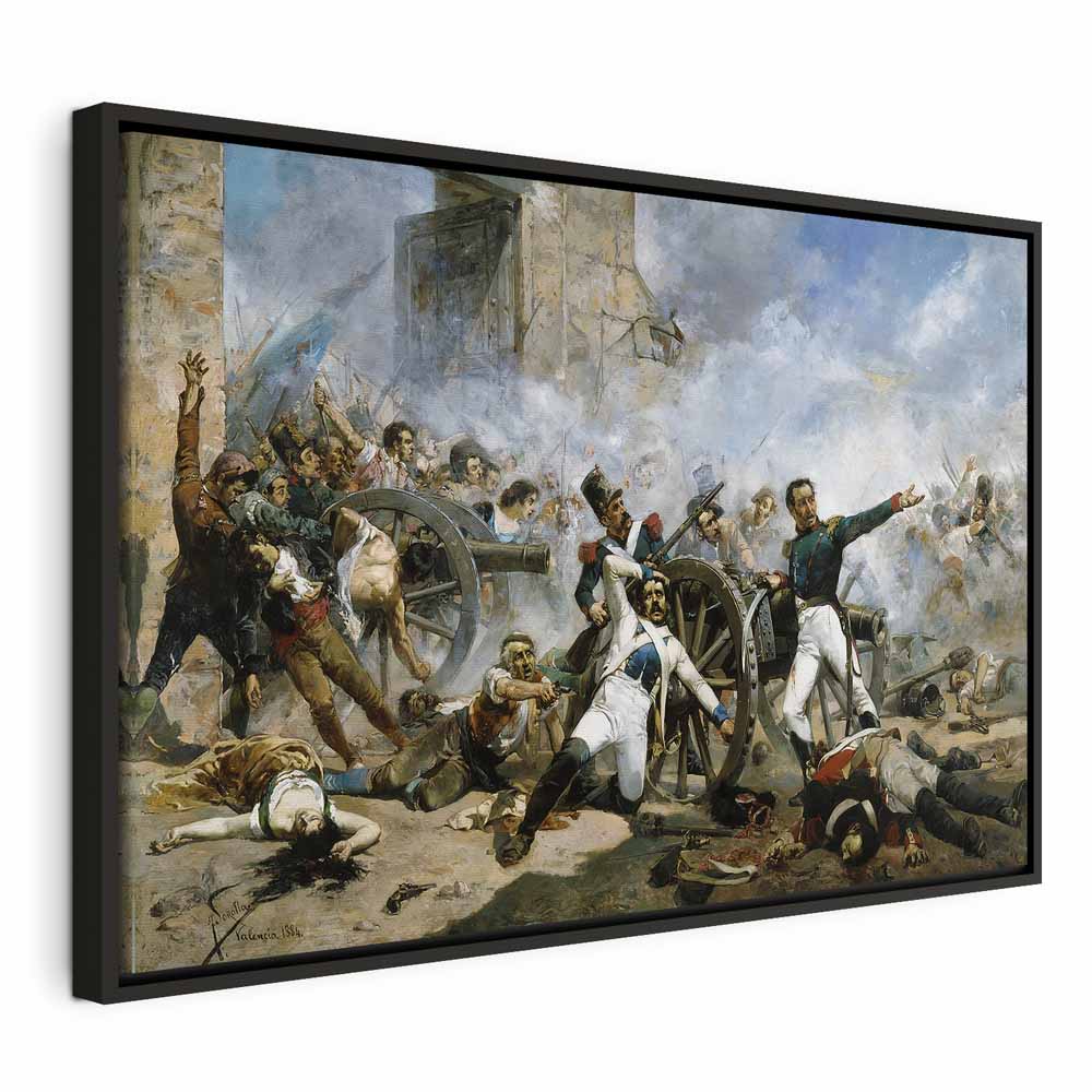 Canvas Print The Death of Pedro Velarde