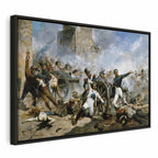 Canvas Print The Death of Pedro Velarde