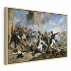 Canvas Print The Death of Pedro Velarde