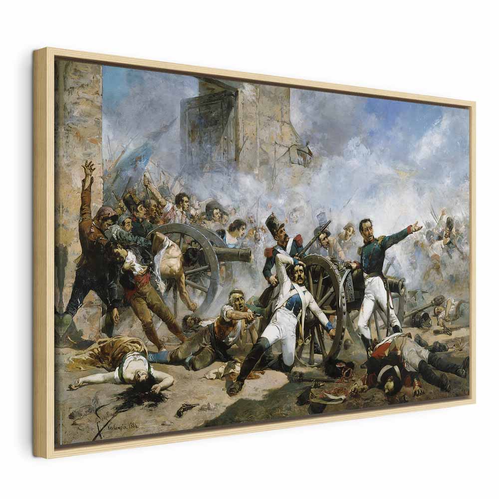 Canvas Print The Death of Pedro Velarde