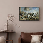 Canvas Print The Death of Pedro Velarde