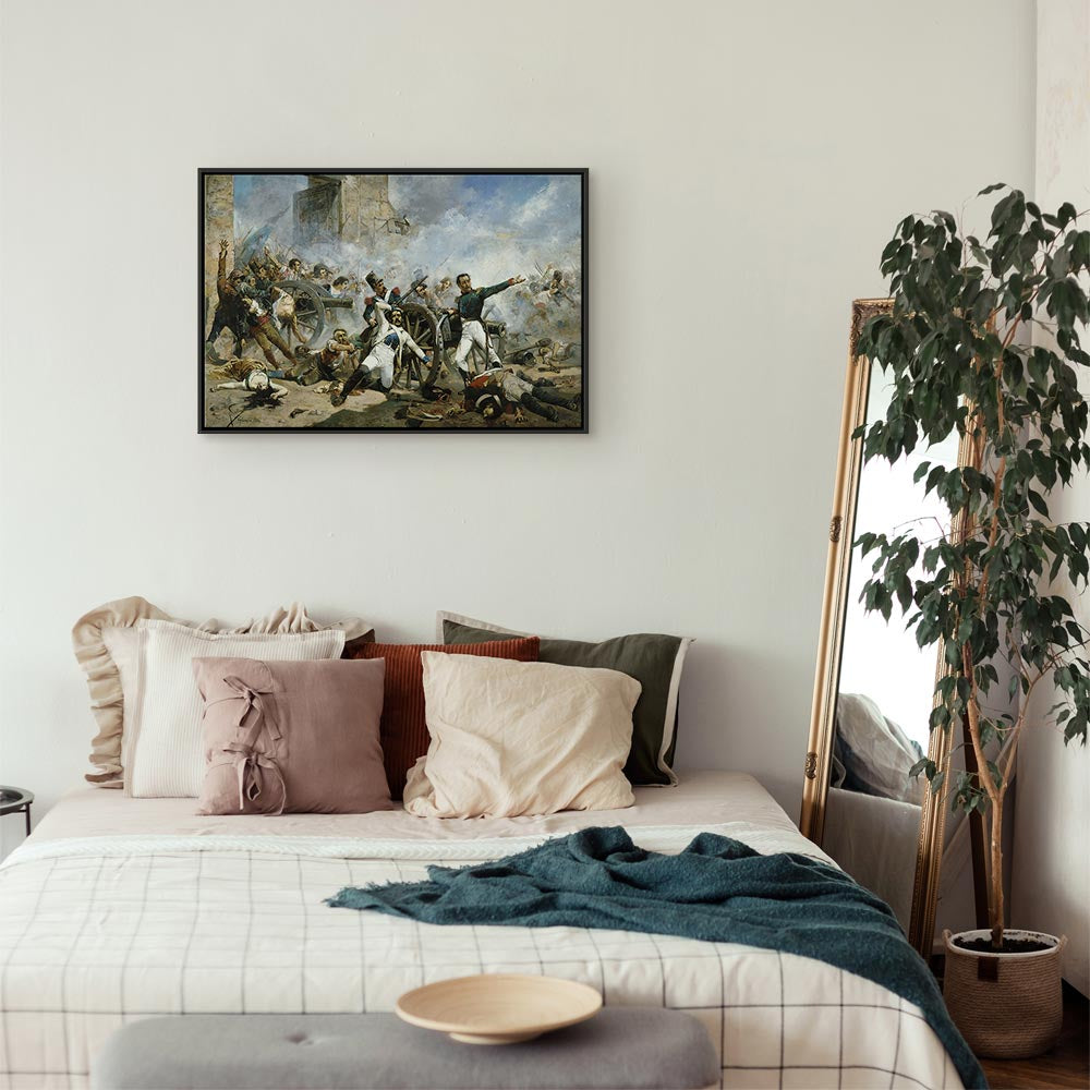 Canvas Print The Death of Pedro Velarde