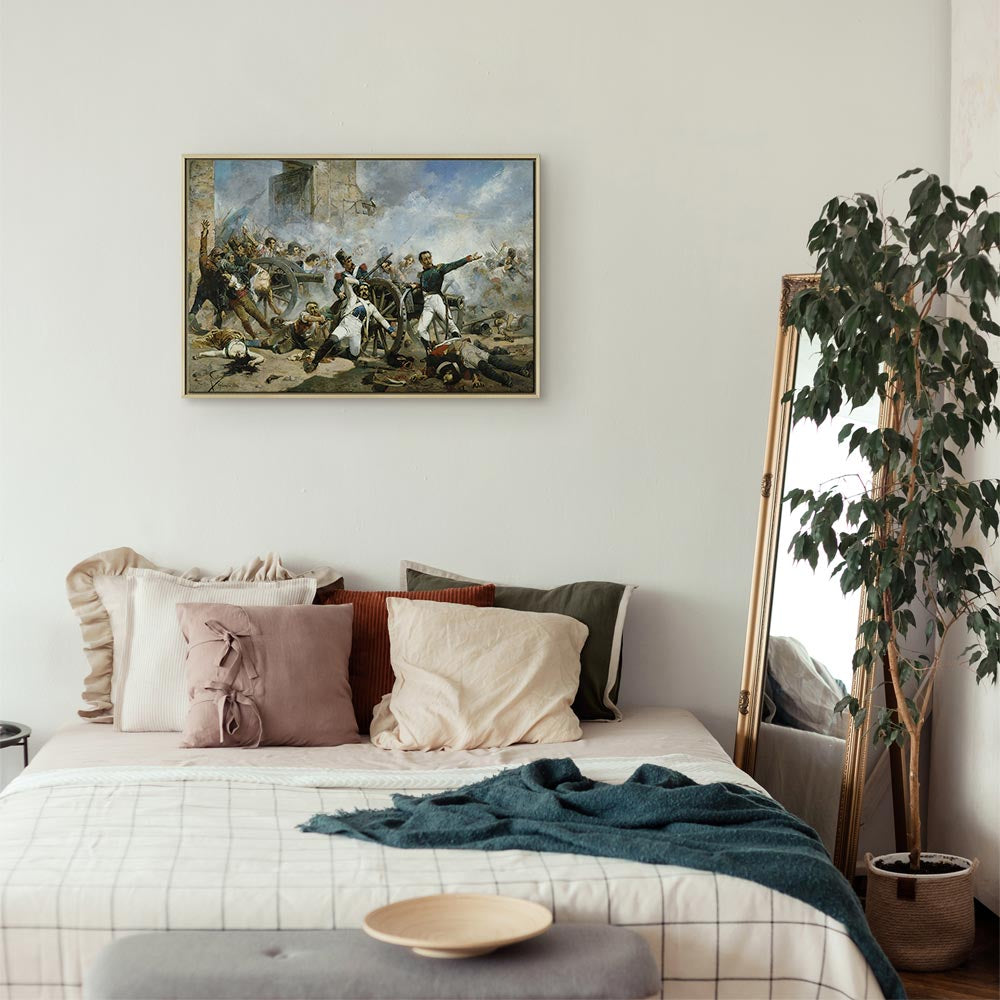 Canvas Print The Death of Pedro Velarde