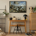 Canvas Print The Death of Pedro Velarde