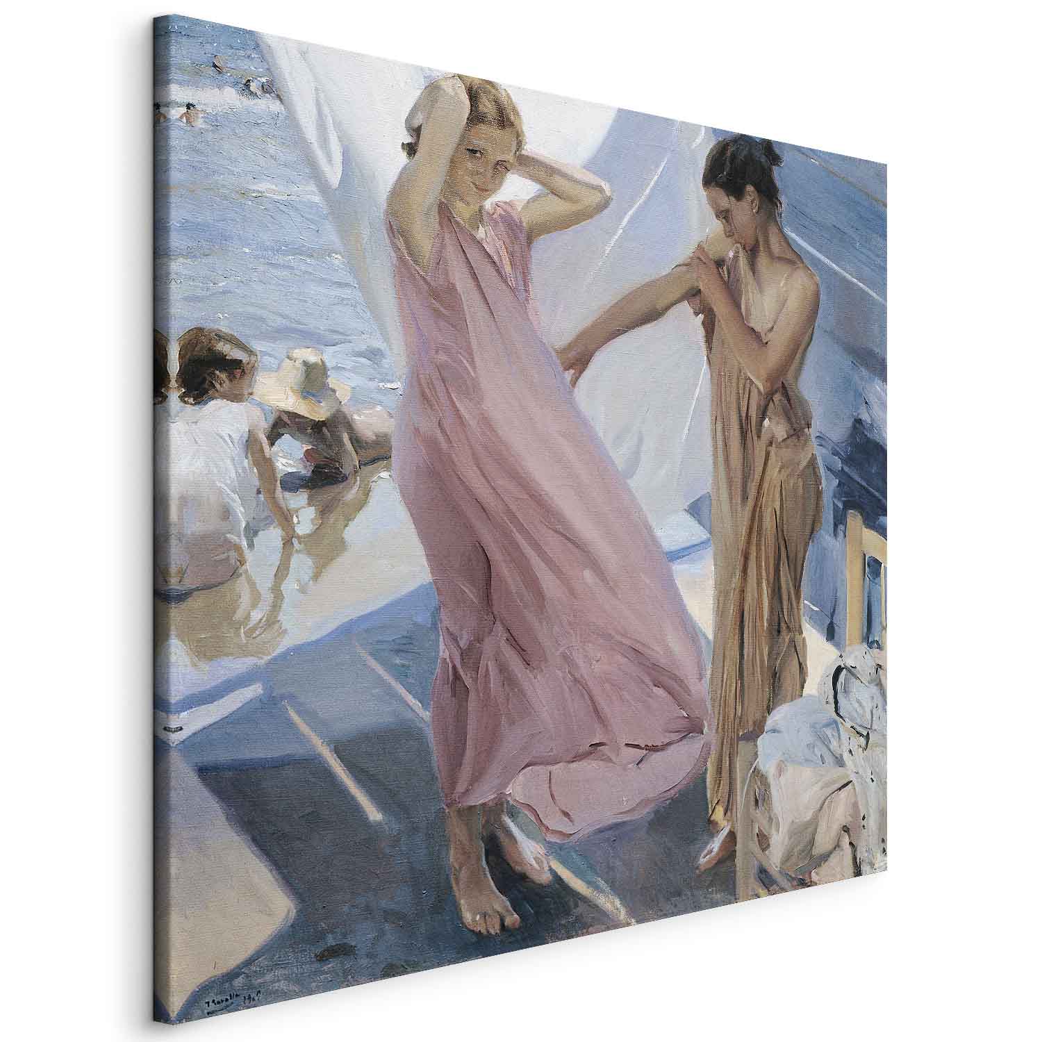 After Bathing Valencia Classic Canvas Print