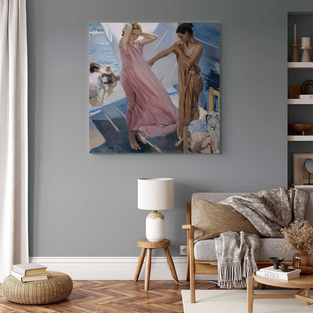 After Bathing Valencia Classic Canvas Print