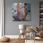 After Bathing Valencia Classic Canvas Print