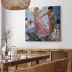 After Bathing Valencia Classic Canvas Print