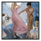 After Bathing Valencia Classic Canvas Print