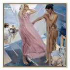 After Bathing Valencia Classic Canvas Print