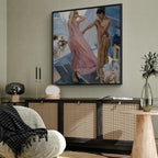 After Bathing Valencia Classic Canvas Print