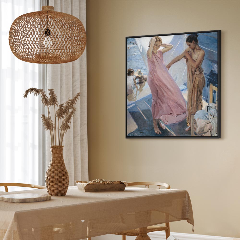 After Bathing Valencia Classic Canvas Print