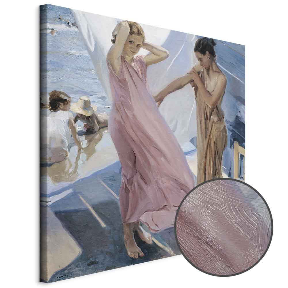 After Bathing Valencia Classic Canvas Print