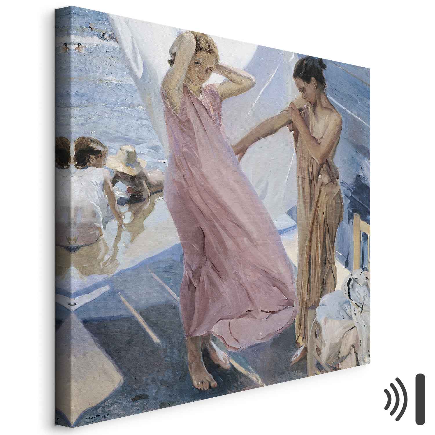 After Bathing Valencia Classic Canvas Print