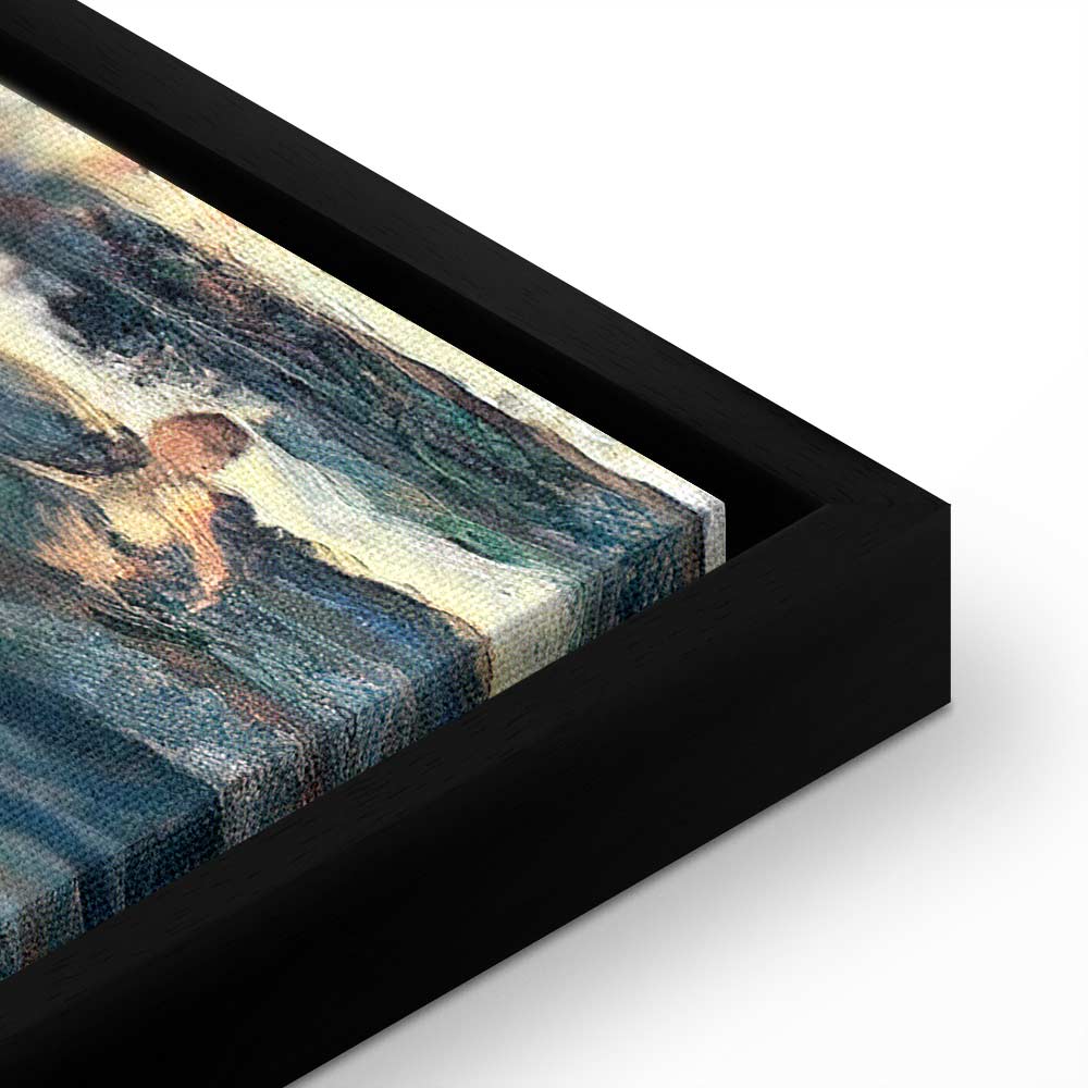 Canvas Print - Running along the Beach