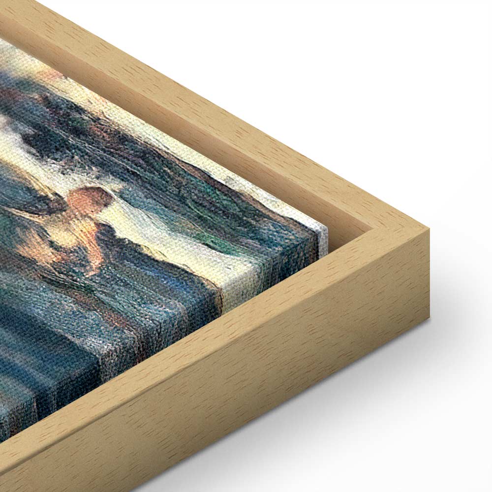 Canvas Print - Running along the Beach