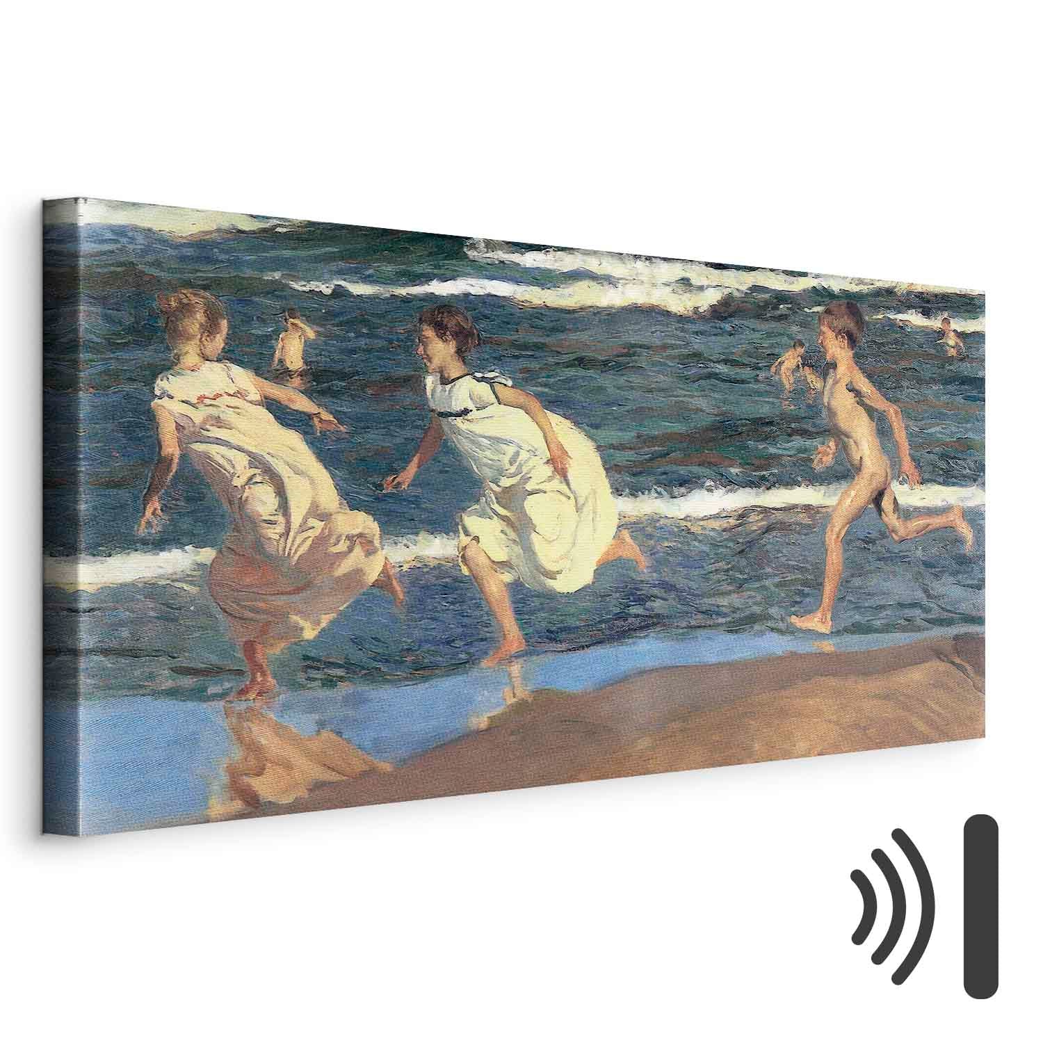 Seaside Children Classic Canvas Print
