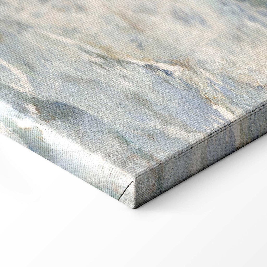 Fishing Boats Seascape Classic Canvas Print