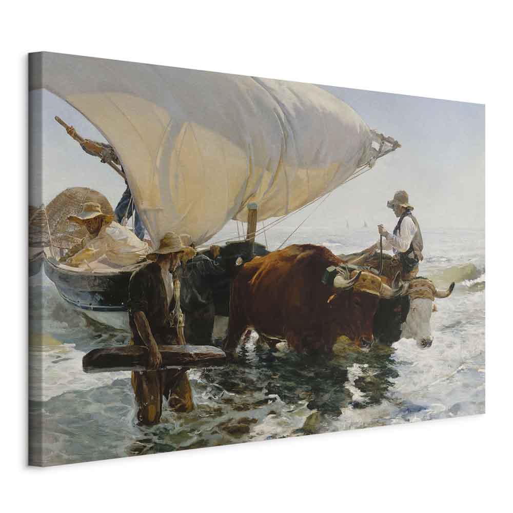Canvas Print - The Return from Fishing ( Sorolla )