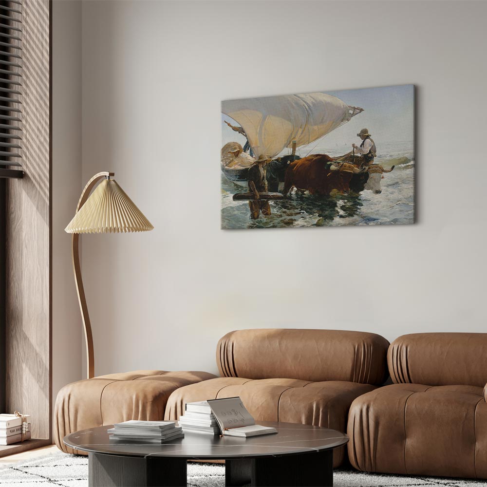 Canvas Print - The Return from Fishing ( Sorolla )